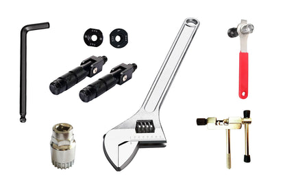 Repose-pieds et kits d'outils pour vélos électriques de la série M5