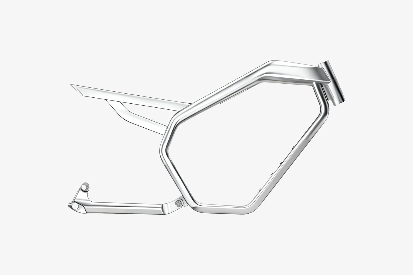 Cadre argenté non peint de la série M5